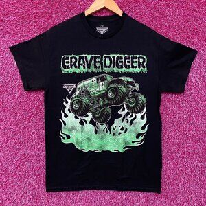 Monster Jam Grave Diggers Graphic Design T-Shirt Medium